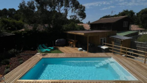 Villa avec piscine chauffée Lege Bourg